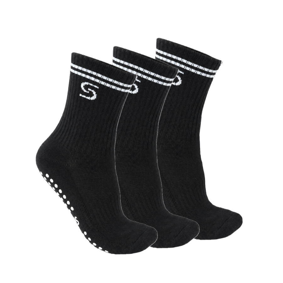 snuuli Grip Pilates Socken – 3er Pack